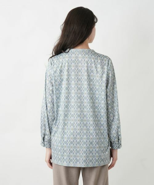 Leilian PLUS HOUSE / レリアンプラスハウス カットソー | 【店舗人気】幾何学柄ブラウス | 詳細6