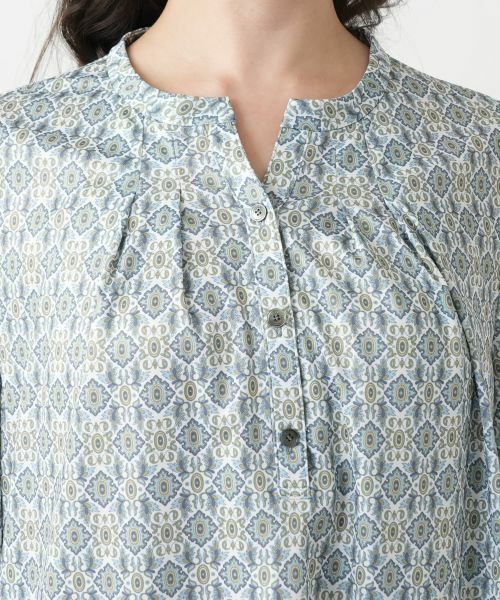 Leilian PLUS HOUSE / レリアンプラスハウス カットソー | 【店舗人気】幾何学柄ブラウス | 詳細7