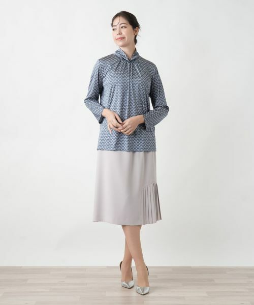 Leilian PLUS HOUSE / レリアンプラスハウス カットソー | 【店舗人気】ボタニカル柄カットソー【ROCHAS Premiere】 | 詳細1