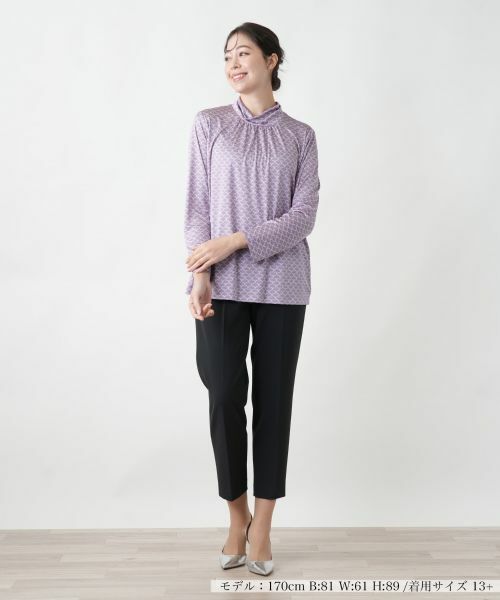 Leilian PLUS HOUSE / レリアンプラスハウス カットソー | 【店舗人気】ボタニカル柄カットソー【ROCHAS Premiere】 | 詳細4