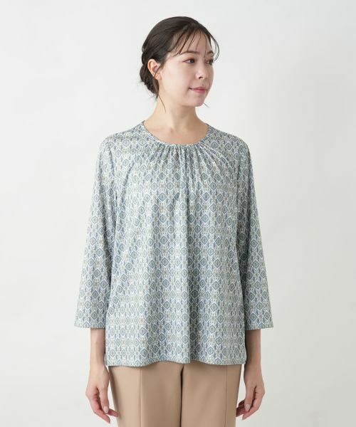 Leilian PLUS HOUSE / レリアンプラスハウス カットソー | 【店舗人気】プリントカットソー【ROCHAS Premiere】 | 詳細4