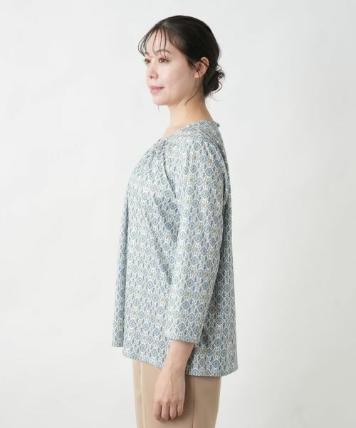 Leilian PLUS HOUSE / レリアンプラスハウス カットソー | 【店舗人気】プリントカットソー【ROCHAS Premiere】 | 詳細5