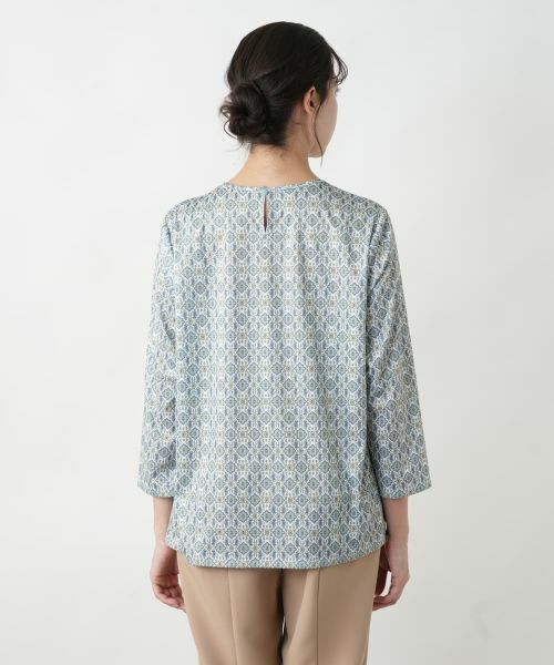 Leilian PLUS HOUSE / レリアンプラスハウス カットソー | 【店舗人気】プリントカットソー【ROCHAS Premiere】 | 詳細6