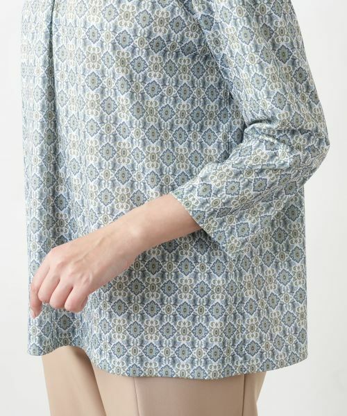 Leilian PLUS HOUSE / レリアンプラスハウス カットソー | 【店舗人気】プリントカットソー【ROCHAS Premiere】 | 詳細9