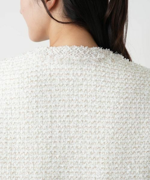 Leilian PLUS HOUSE / レリアンプラスハウス テーラードジャケット | 【店舗人気】ラメニットジレ【プラス企画】 | 詳細8