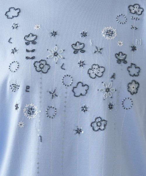 Leilian PLUS HOUSE / レリアンプラスハウス カットソー | 【店舗人気】フラワー刺繍カットソー【プラス企画】 | 詳細14