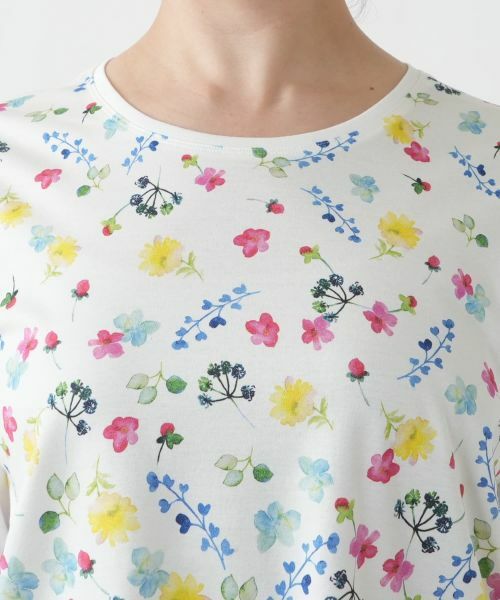 Leilian PLUS HOUSE / レリアンプラスハウス カットソー | 【店舗人気】フラワープリントカットソー【プラス企画】 | 詳細10