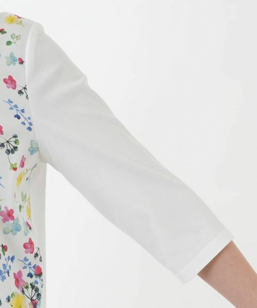 Leilian PLUS HOUSE / レリアンプラスハウス カットソー | 【店舗人気】フラワープリントカットソー【プラス企画】 | 詳細12
