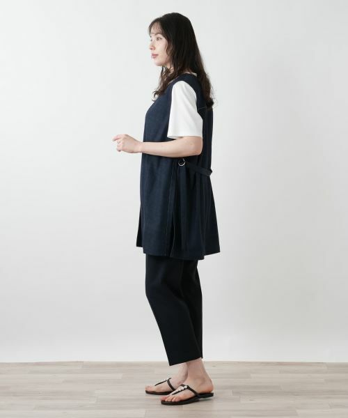 Leilian PLUS HOUSE / レリアンプラスハウス テーラードジャケット | 【店舗人気】Vネックベスト【プラス企画】 | 詳細2