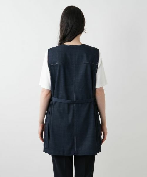 Leilian PLUS HOUSE / レリアンプラスハウス テーラードジャケット | 【店舗人気】Vネックベスト【プラス企画】 | 詳細6