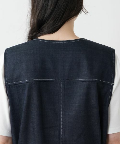 Leilian PLUS HOUSE / レリアンプラスハウス テーラードジャケット | 【店舗人気】Vネックベスト【プラス企画】 | 詳細8