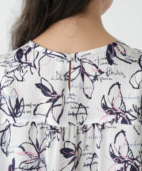 Leilian PLUS HOUSE / レリアンプラスハウス シャツ・ブラウス | 【店舗人気】ボタニカル柄ブラウス【プラス企画】 | 詳細11