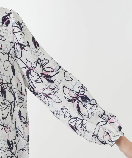 Leilian PLUS HOUSE / レリアンプラスハウス シャツ・ブラウス | 【店舗人気】ボタニカル柄ブラウス【プラス企画】 | 詳細12