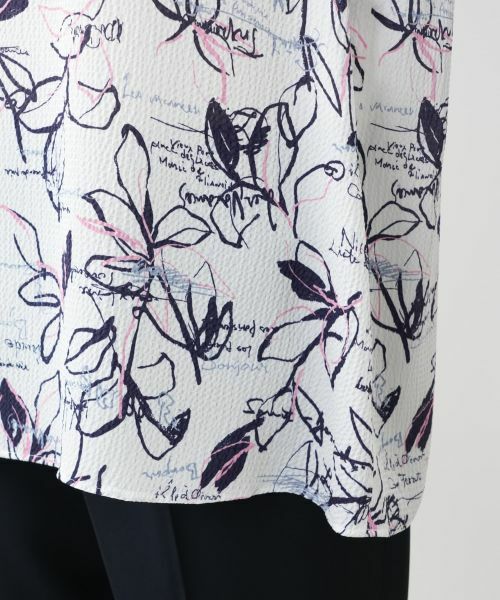 Leilian PLUS HOUSE / レリアンプラスハウス シャツ・ブラウス | 【店舗人気】ボタニカル柄ブラウス【プラス企画】 | 詳細13