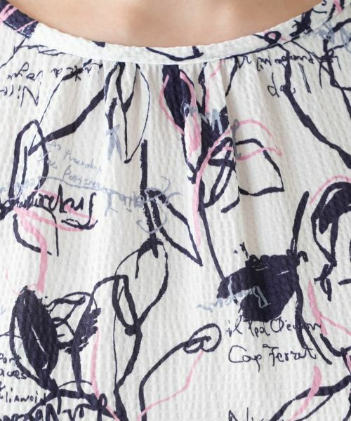 Leilian PLUS HOUSE / レリアンプラスハウス シャツ・ブラウス | 【店舗人気】ボタニカル柄ブラウス【プラス企画】 | 詳細14