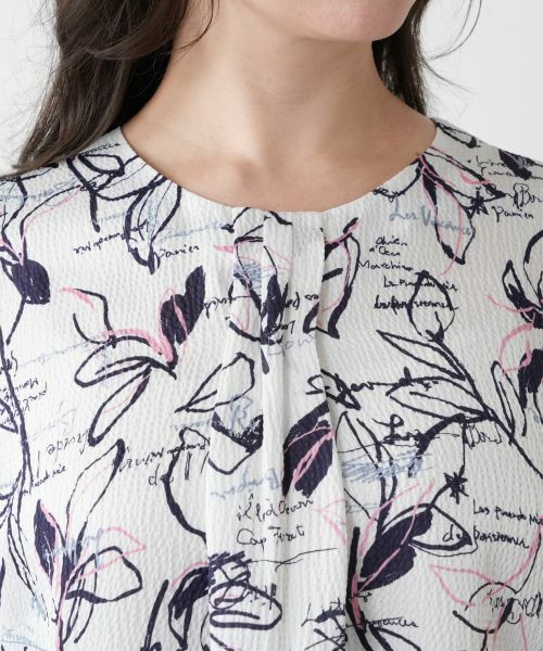 Leilian PLUS HOUSE / レリアンプラスハウス シャツ・ブラウス | 【店舗人気】ボタニカル柄ブラウス | 詳細10