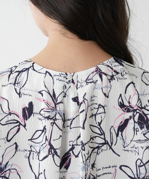 Leilian PLUS HOUSE / レリアンプラスハウス シャツ・ブラウス | 【店舗人気】ボタニカル柄ブラウス | 詳細11