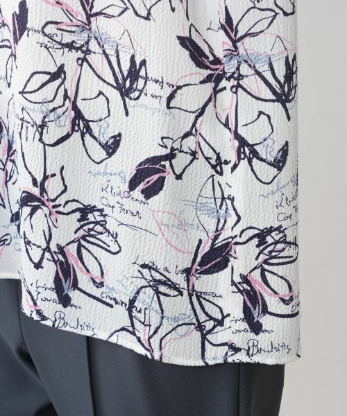 Leilian PLUS HOUSE / レリアンプラスハウス シャツ・ブラウス | 【店舗人気】ボタニカル柄ブラウス | 詳細13