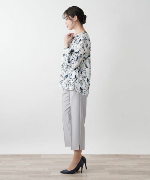 Leilian PLUS HOUSE / レリアンプラスハウス シャツ・ブラウス | 【店舗人気】ボタニカル柄ブラウス | 詳細2