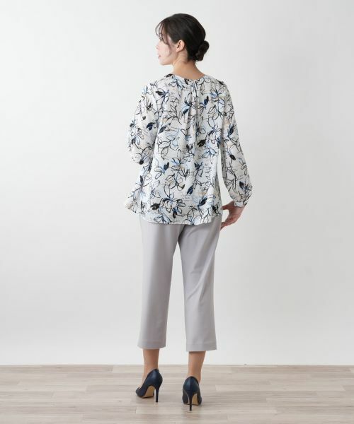 Leilian PLUS HOUSE / レリアンプラスハウス シャツ・ブラウス | 【店舗人気】ボタニカル柄ブラウス | 詳細3