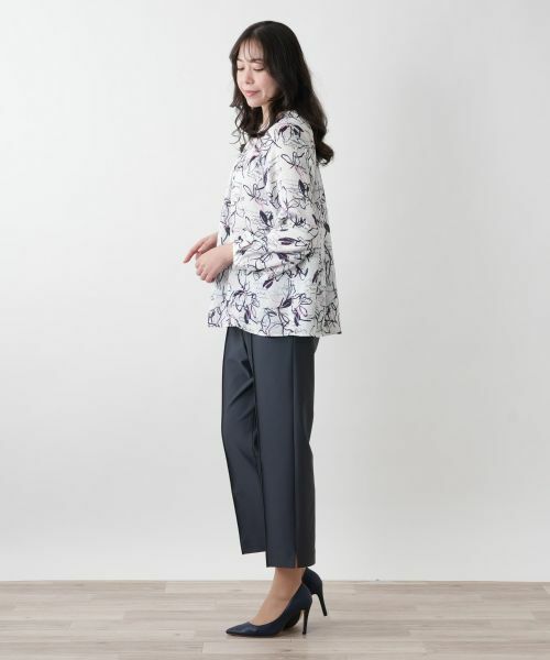 Leilian PLUS HOUSE / レリアンプラスハウス シャツ・ブラウス | 【店舗人気】ボタニカル柄ブラウス | 詳細5