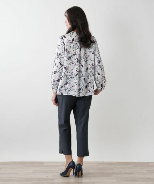 Leilian PLUS HOUSE / レリアンプラスハウス シャツ・ブラウス | 【店舗人気】ボタニカル柄ブラウス | 詳細6