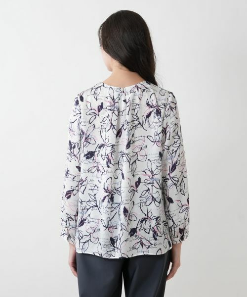 Leilian PLUS HOUSE / レリアンプラスハウス シャツ・ブラウス | 【店舗人気】ボタニカル柄ブラウス | 詳細9