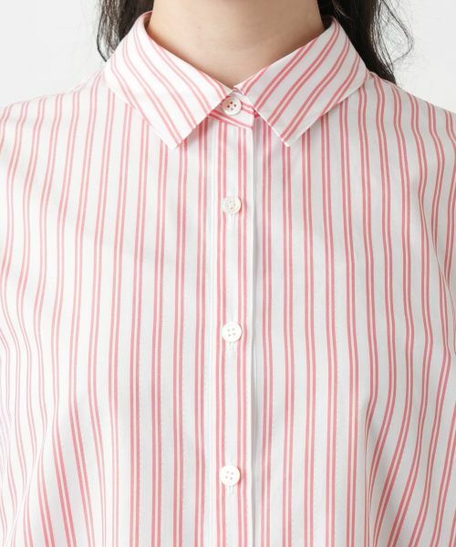 Leilian PLUS HOUSE / レリアンプラスハウス シャツ・ブラウス | ストライプシャツ【プラス企画】 | 詳細10