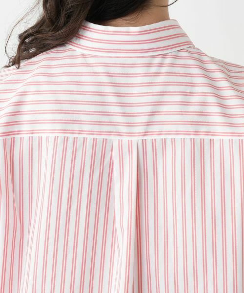 Leilian PLUS HOUSE / レリアンプラスハウス シャツ・ブラウス | ストライプシャツ【プラス企画】 | 詳細11