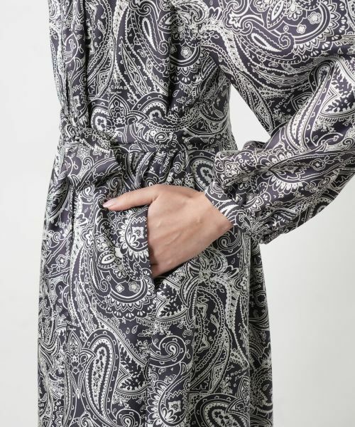 Leilian PLUS HOUSE / レリアンプラスハウス ドレス | ペイズリー柄ワンピ−ス | 詳細10