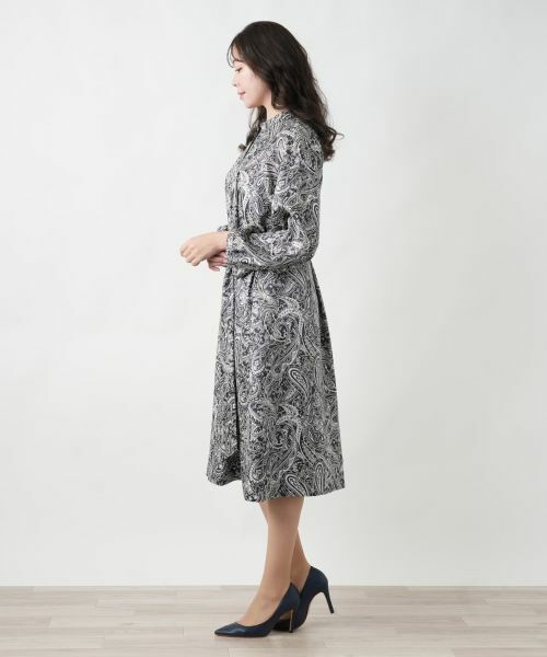 Leilian PLUS HOUSE / レリアンプラスハウス ドレス | ペイズリー柄ワンピ−ス | 詳細2