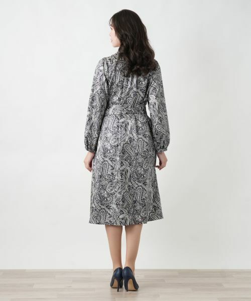 Leilian PLUS HOUSE / レリアンプラスハウス ドレス | ペイズリー柄ワンピ−ス | 詳細3