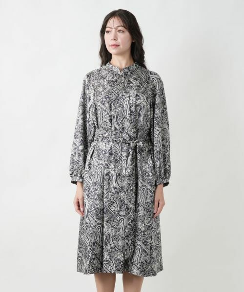 Leilian PLUS HOUSE / レリアンプラスハウス ドレス | ペイズリー柄ワンピ−ス | 詳細5