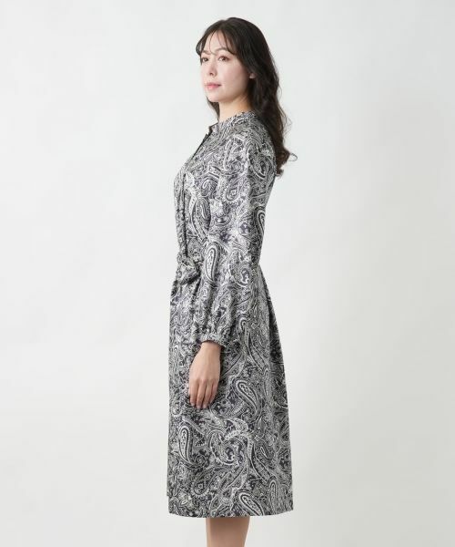 Leilian PLUS HOUSE / レリアンプラスハウス ドレス | ペイズリー柄ワンピ−ス | 詳細6
