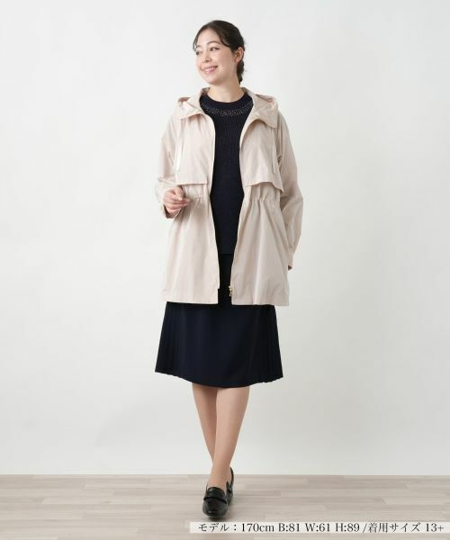 Leilian PLUS HOUSE / レリアンプラスハウス その他アウター | 【店舗人気】フーデッドコート【ROCHAS Premiere】 | 詳細1