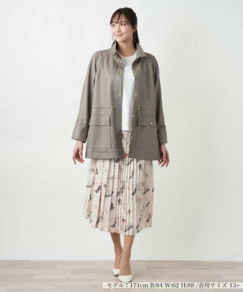 Leilian PLUS HOUSE / レリアンプラスハウス その他アウター | 【店舗人気】スタンドカラーコート【ROCHAS Premiere】 | 詳細1