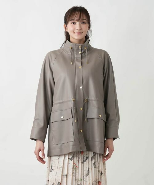 Leilian PLUS HOUSE / レリアンプラスハウス その他アウター | 【店舗人気】スタンドカラーコート【ROCHAS Premiere】 | 詳細4