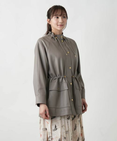 Leilian PLUS HOUSE / レリアンプラスハウス その他アウター | 【店舗人気】スタンドカラーコート【ROCHAS Premiere】 | 詳細7