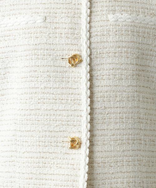 Leilian PLUS HOUSE / レリアンプラスハウス テーラードジャケット | 【店舗人気】ツイードノーカラージャケット | 詳細11