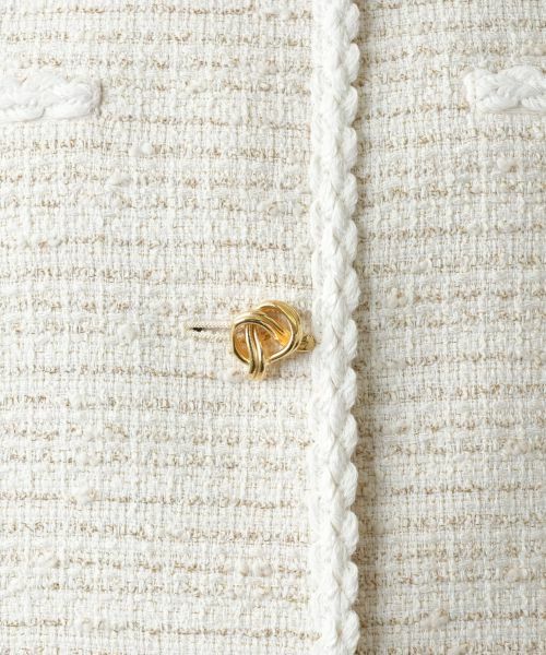 Leilian PLUS HOUSE / レリアンプラスハウス テーラードジャケット | 【店舗人気】ツイードノーカラージャケット | 詳細14