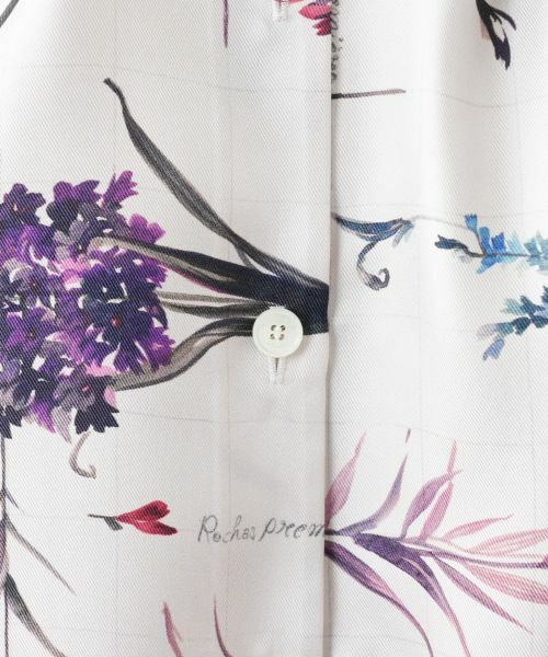 Leilian PLUS HOUSE / レリアンプラスハウス シャツ・ブラウス | 【店舗人気】プリントバンドカラーブラウス【ROCHAS Premiere】 | 詳細12