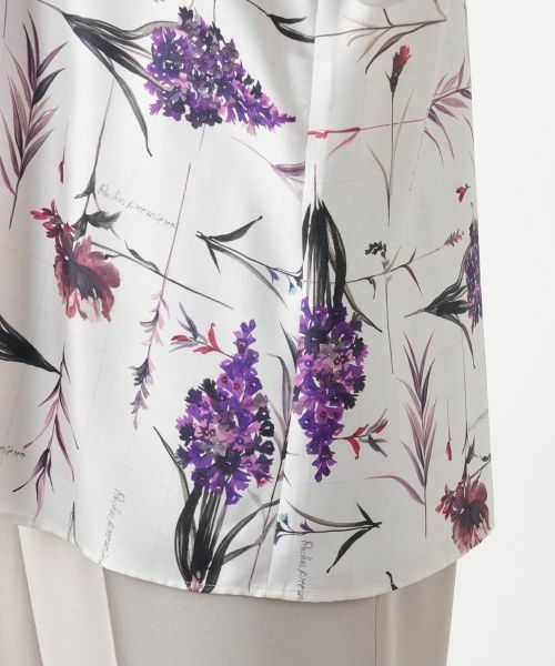 Leilian PLUS HOUSE / レリアンプラスハウス シャツ・ブラウス | 【店舗人気】プリントボウタイブラウス【ROCHAS Premiere】 | 詳細12