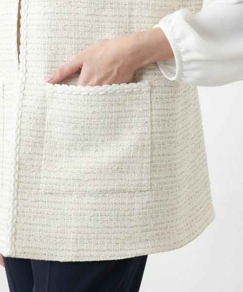 Leilian PLUS HOUSE / レリアンプラスハウス テーラードジャケット | 【店舗人気】ツイードベスト | 詳細10