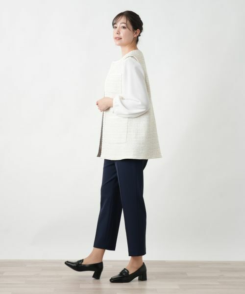 Leilian PLUS HOUSE / レリアンプラスハウス テーラードジャケット | 【店舗人気】ツイードベスト | 詳細2