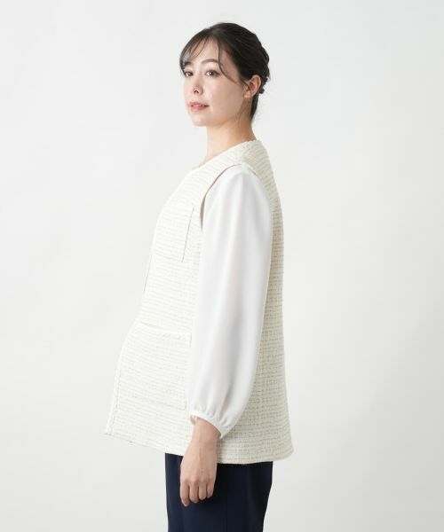 Leilian PLUS HOUSE / レリアンプラスハウス テーラードジャケット | 【店舗人気】ツイードベスト | 詳細5