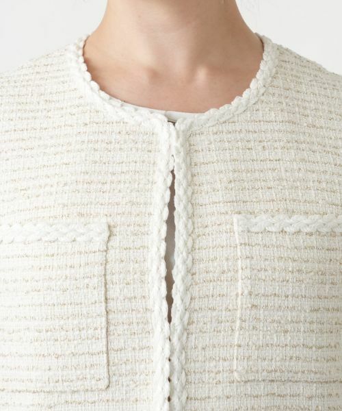 Leilian PLUS HOUSE / レリアンプラスハウス テーラードジャケット | 【店舗人気】ツイードベスト | 詳細7