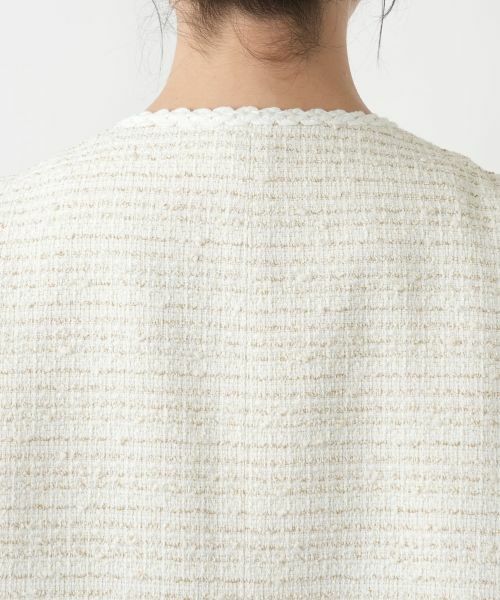 Leilian PLUS HOUSE / レリアンプラスハウス テーラードジャケット | 【店舗人気】ツイードベスト | 詳細8