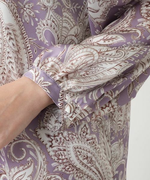 Leilian PLUS HOUSE / レリアンプラスハウス シャツ・ブラウス | 【店舗人気】ペイズリースタンドカラーブラウス | 詳細10