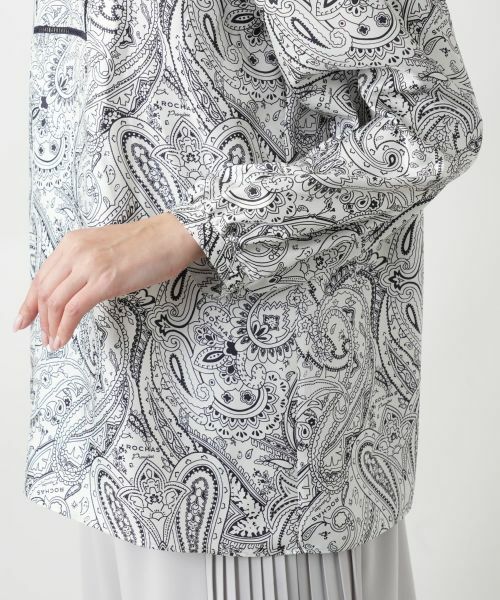 Leilian PLUS HOUSE / レリアンプラスハウス シャツ・ブラウス | 【店舗人気】ペイズリー柄ブラウス | 詳細12