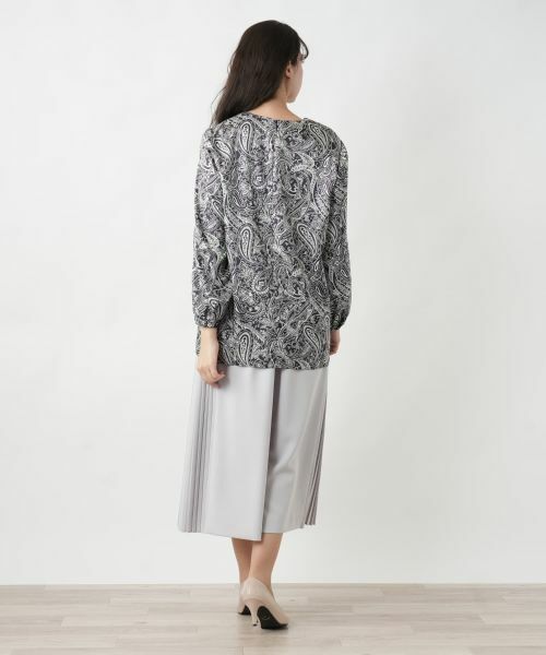 Leilian PLUS HOUSE / レリアンプラスハウス シャツ・ブラウス | 【店舗人気】ペイズリー柄ブラウス | 詳細3